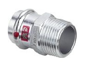 Переход Prestabo c SC-Contur, 22x1/2", из оцинкованной стали, с многогранником, с наружной резьбой, модель 1111