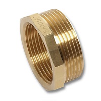 Футорка 3/4"x1/2" латунь, 541