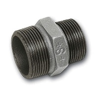 Ниппель двойн.редукц. 1 1/4"x1/2" чугун оцинкованный, 245#