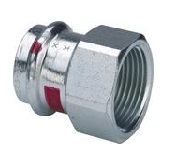 Переход Prestabo c SC-Contur, 22x3/4", из оцинкованной стали, с многогранником, с внутренней резьбой, модель 1112
