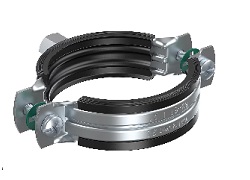 Хомут оцинкованный, Walraven, 2S, M8, 31-37 мм, с epdm