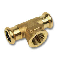 Тройник 18x1/2"x18 ВПр-ВР-ВПр бронза, 8130g