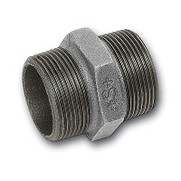 Ниппель двойной 1 1/2" чугун оцинкованный, 280#