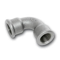 Отвод 1 1/4" 90° ВР, чугун оцинкованный, 2#