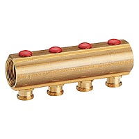 Коллектор с встроенными балансирующими отсечными клапанами 1" x 3/4"E/4