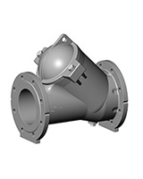 Клапан обратный шаровой, фланцевый, DN100, PN10, корпус  нерж сталь, витон (FPM)