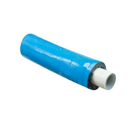 Труба, металлополимерная PE-X/AL/PE-X в изоляции, 16x2 - изол. 6 мм -  син., бухта 50 м