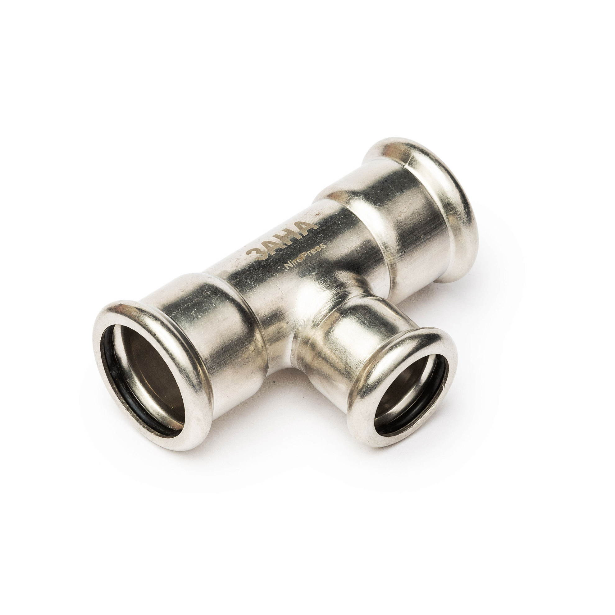 Тройник ЗАНА (SANHA)  ЗАНА (SANHA) NiroPress AISI 304L  ВПр, Dn 76,1x22x76,1