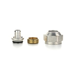 Резьбозажимное соединение, НГ ЕК, 3/4", 16 x 2,2, латунь, для PEX труб