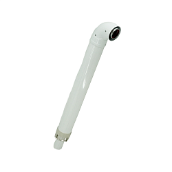 Комплект коаксиальный Ø60/100 универсальный антилед (хомут, стакан 60/50, фланец, 2 манжеты)