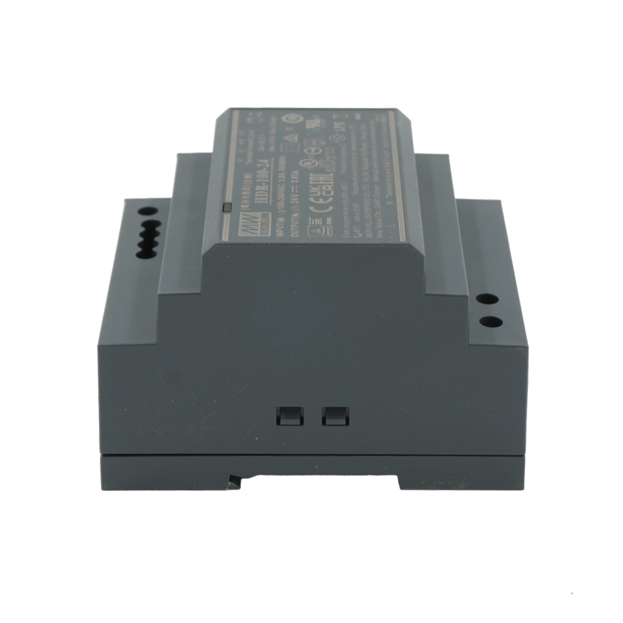 Компактный блок питания  с креплением на DIN–рейку, выходное напряжение 24В, максимальная выходная мощность 100 Вт