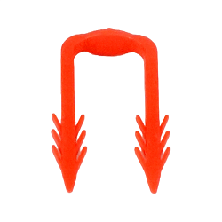 Гарпун-скоба, Rehau, RAUTHERM S, длина скобы 50 мм, цвет-красный, для крепления шин на изоляции