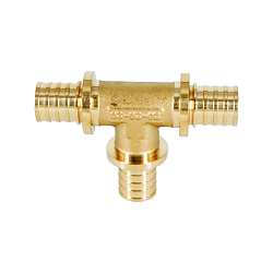 Тройник равносторонний диаметр 20 ELSEN, латунь, CN