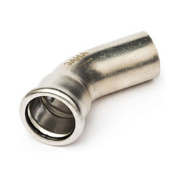 NiroPress AISI 304L отвод 45° ВПр-НПр, ?42