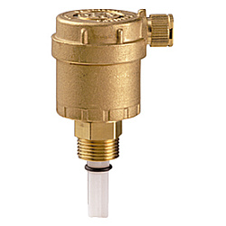Воздухоотводчик автоматический, Giacomini, R88I, 1/2", Н, PN, бар-14, T°C -120, с автозапором, латунь
