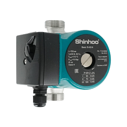 Насос, SHINHOO, циркуляционный BASIC 15-6S N 130 1x230V c проточной частью из нержавеющей стали