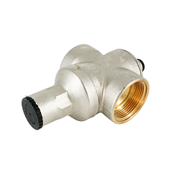 Редуктор давления, ELSEN, поршневой, 1 1/2", В, с манометром, давление на выходе, бар-1-6,5, PN, бар-25, T°C -130, латунь