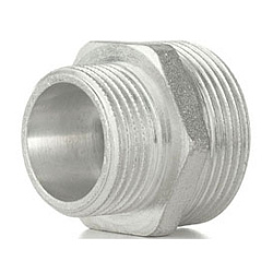 Ниппель, ELSEN, TIN латунь, НН, 3/4", 1", переходной