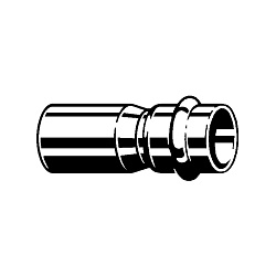 Муфта надвижная Profipress, c SC-Contur 22 x 18, медь, модель 2415.1
