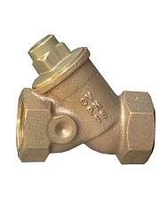 Клапан обратный, Oventrop, пружинный, для отопления, DN-20, 3/4", ВВ, PN, бар-25, T°C -от -10 до +120, бронза/латунь, с уплотнением из фторкаучука