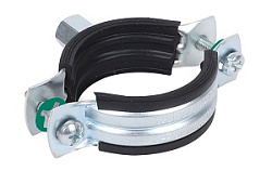 Хомут оцинкованный, Walraven, 2S, M8/10, 88-95 мм, с epdm