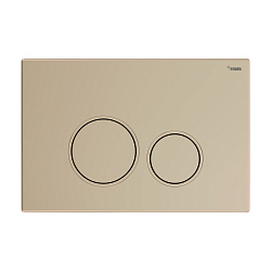 Панель смыва РЕХАУ NOVA ORB 001 с круглыми клавишами, пластик, золотой, матовый