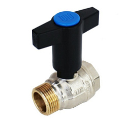 Кран шаровой, ELSEN, 1", НВ, PN 30, T°C -от -20 до +140, высокая ручка из пластмассы
