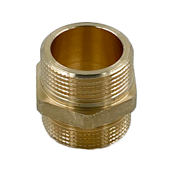 Ниппель, ELSEN, Metalit, НН, 1 1/4", 1 1/4", латунь, равнопроходной