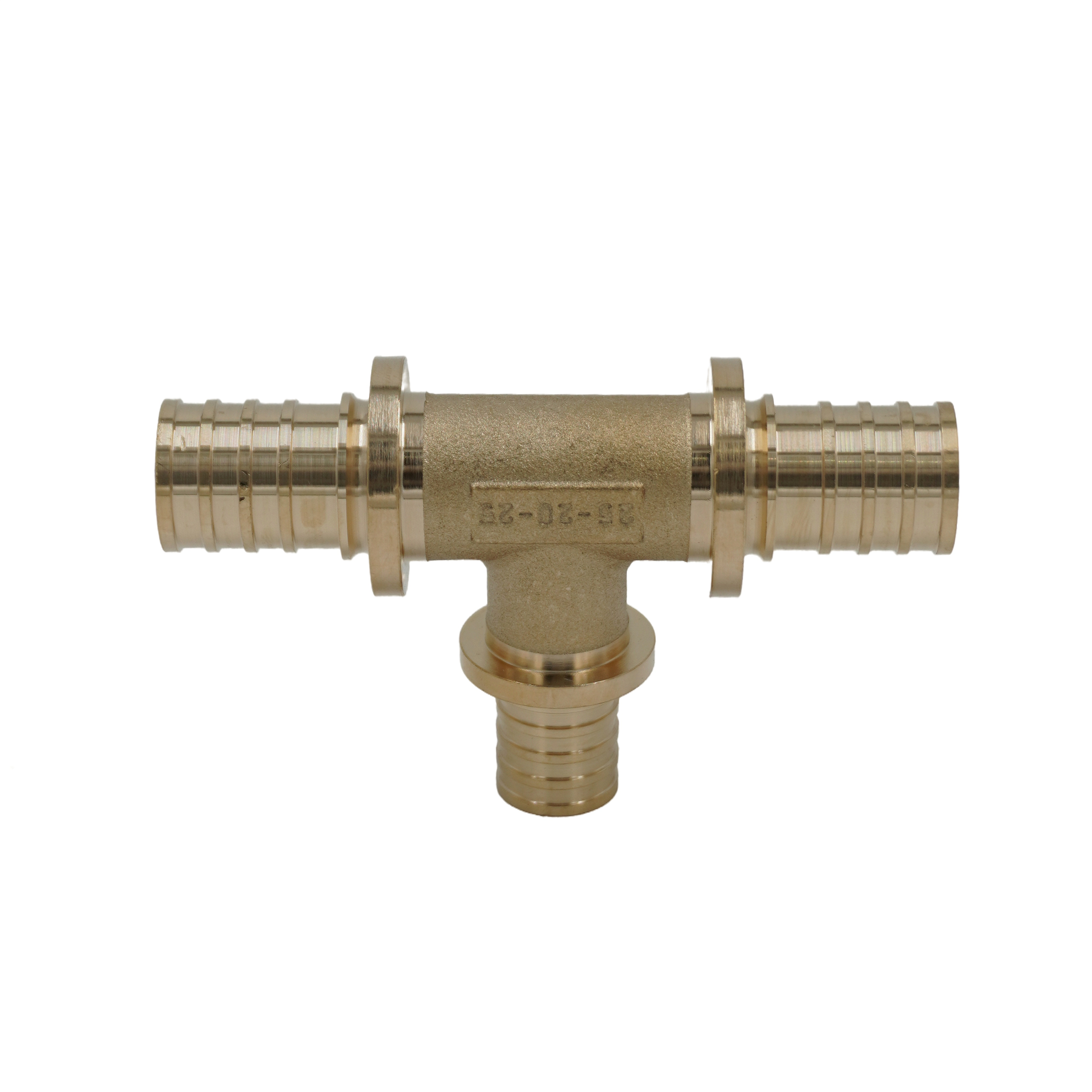 Тройник редукционный диаметр 25-20-25 ELSEN, латунь, CN