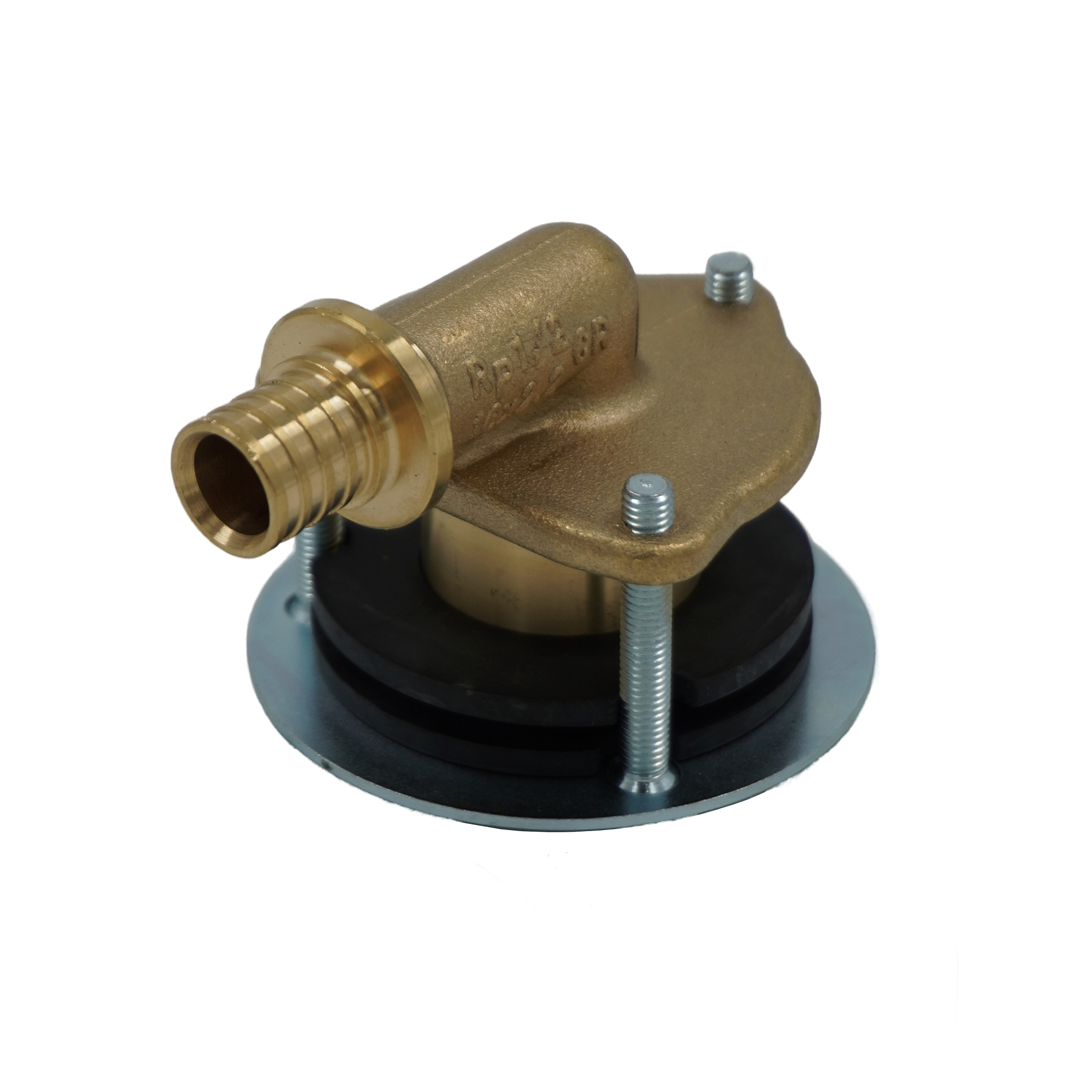 Угольник настенный, РЕХАУ, RAUTITAN, ВР, 16-Rp 1/2" х 28, DZR латунь (MX), для гипсокартонных плит