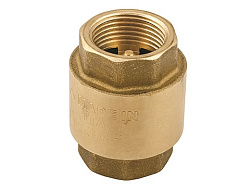 Клапан обратный, ELSEN, пружинный, универсальный, 3/4", ВВ, PN, бар-16, T°C -от 0 до +80, латунь, с металлическим затвором