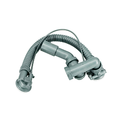 Слив-перелив для ванны BETTOSERB полуавтомат с поворотной латунной накладкой