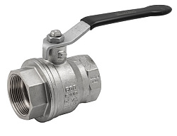 Кран шаровой, ELSEN, Strong T, 1 1/2", ВВ, ручка-рычаг, латунь