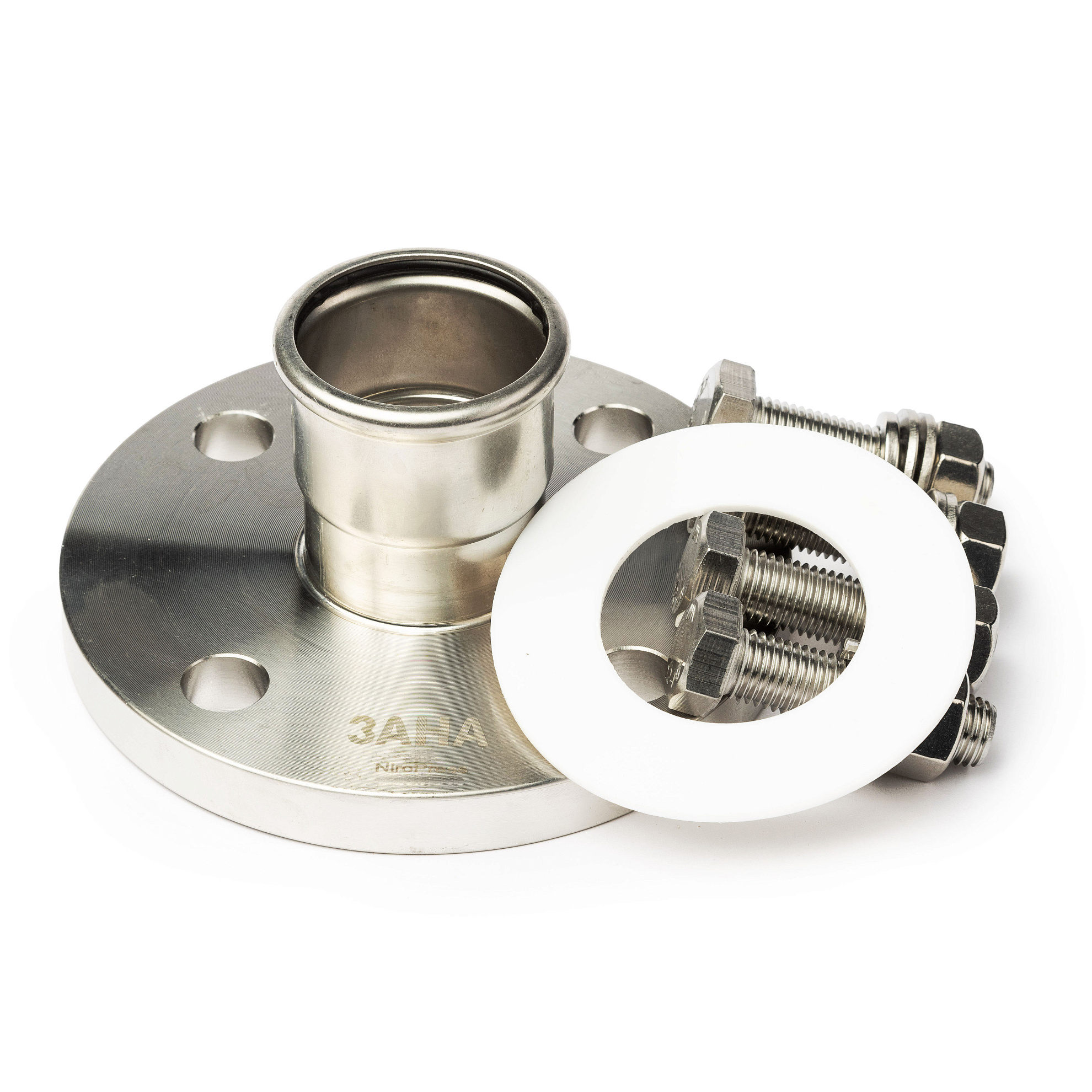 Пресс-Фланец ЗАНА (SANHA) , нерж.ст. PN10/16 DN 25 / 28 mm