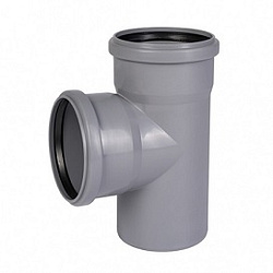 Тройник, Ostendorf, HTEA, 87°, 125, 125, PP (полипропилен)