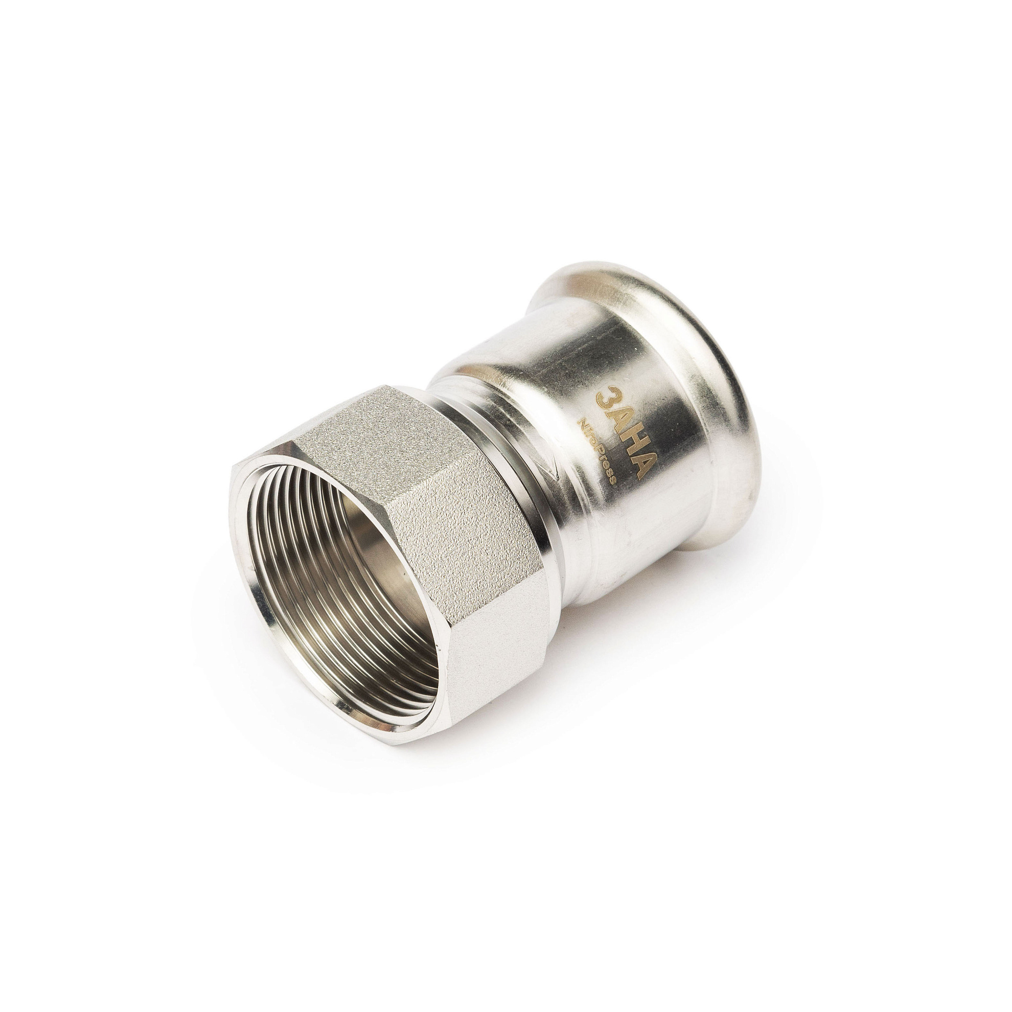 NiroPress AISI 304L муфта переходная ВПр-ВР, ?18x3/4