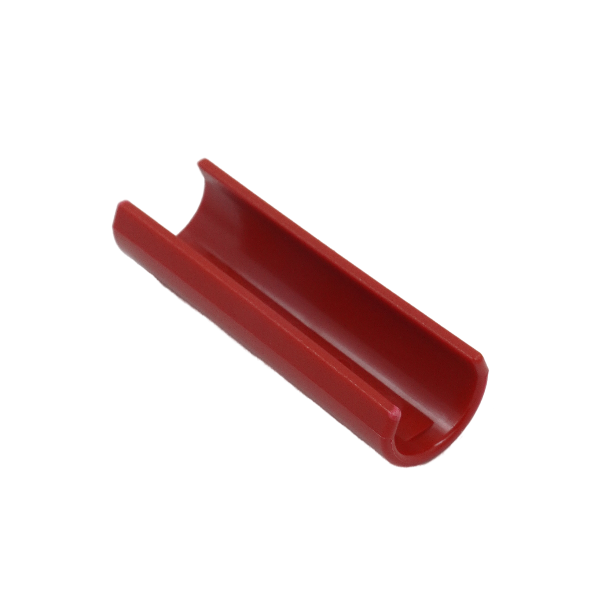 Декоративная клипса для маркировки трубы (красный), Ø 16, длина 60 мм