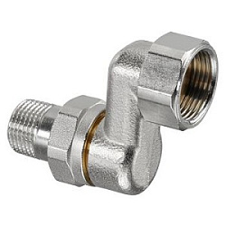 Резьбовое соединение S-образное Ду 15 G ? НР x G ? НГ с плоским уплотнением