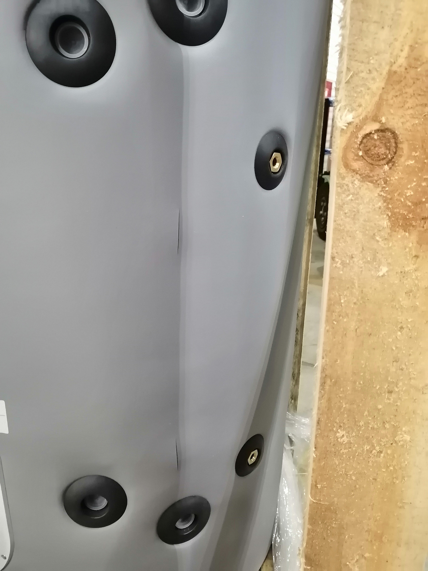 Комбинированный напольный водонагреватель 300л, с одним теплообменником