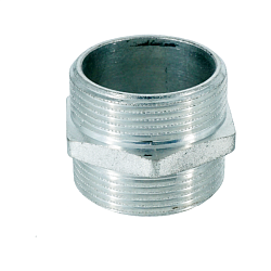 Ниппель, ELSEN, TIN латунь, НН, 1 1/2", 1 1/2", равнопроходной