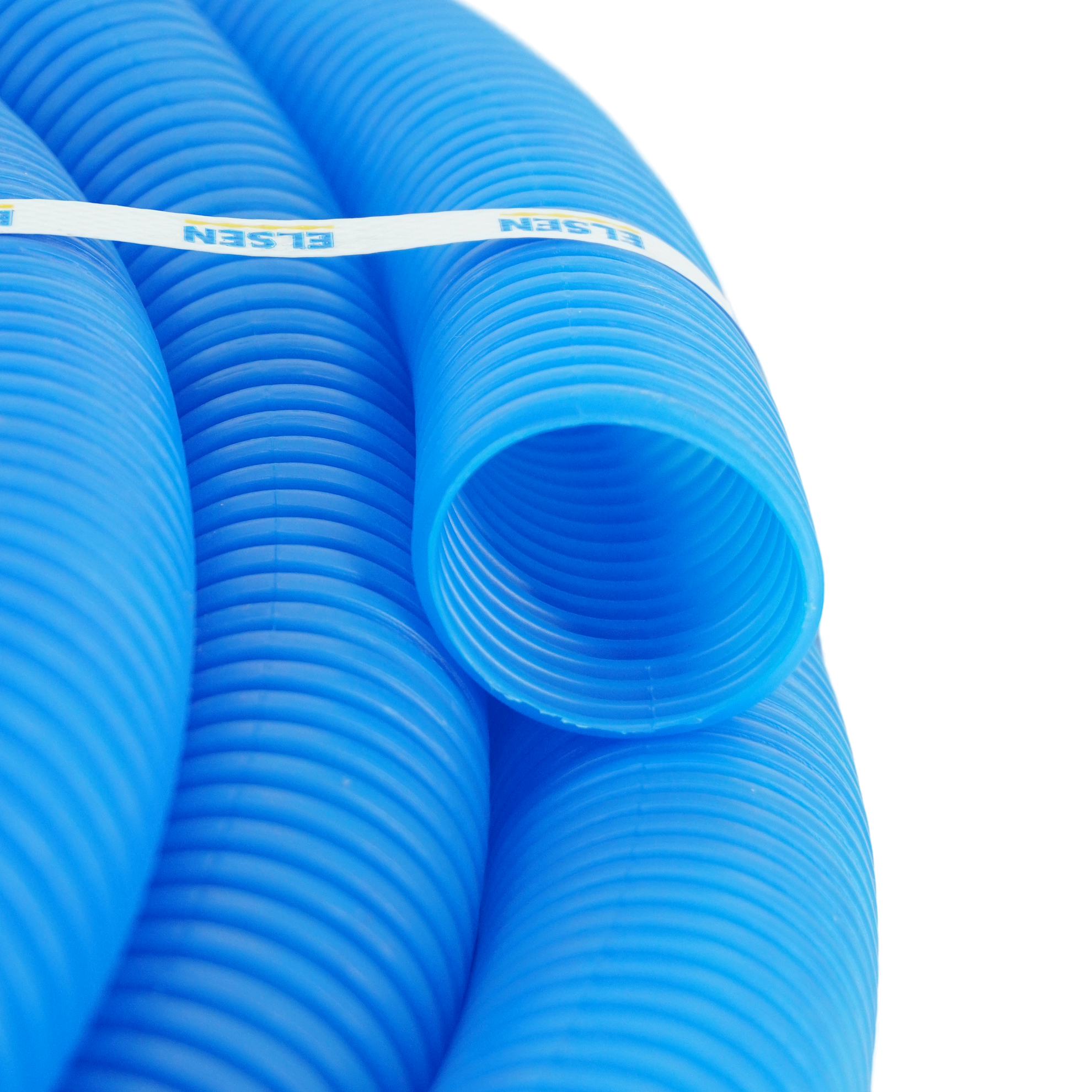 Труба гофрированная, ELSEN, FlexLight, для Ø32, наружный Ø40, синяя, бухта 30 м