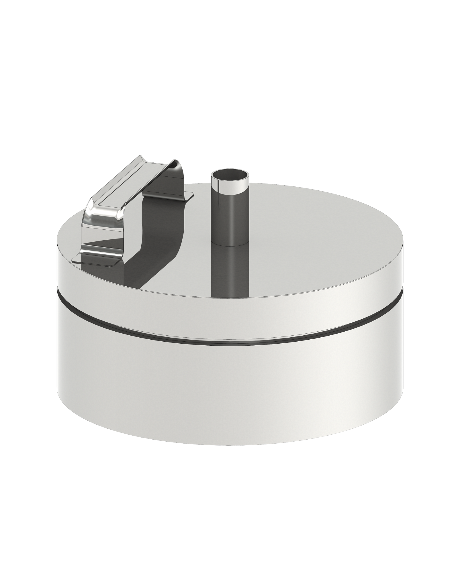 Сборник сажи с ручкой и выпуском конденсата, Jeremias, DW-eco, диаметр, мм-300