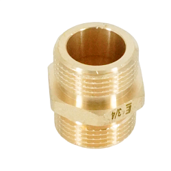 Ниппель, ELSEN, Metalit, НН, 3/4", 3/4", латунь, равнопроходной, CN