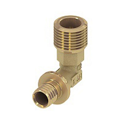 TECEspring AX, Уголок соединительный с ниппелем 20 х 1/2'', латунь