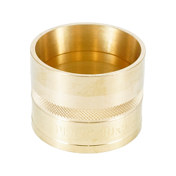 Гильза монтажная, 40, 40, латунь (LX)