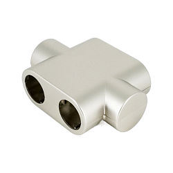 Декоративная крышка Oventrop для для "Multiblock T" проходного, цвет матовая сталь