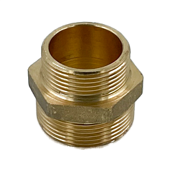 Ниппель, ELSEN, Metalit, НН, 1 1/4", 1 1/2", латунь, переходной