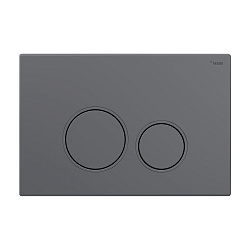 Панель смыва РЕХАУ NOVA ORB 001 с круглыми клавишами, пластик, графитовый, матовый