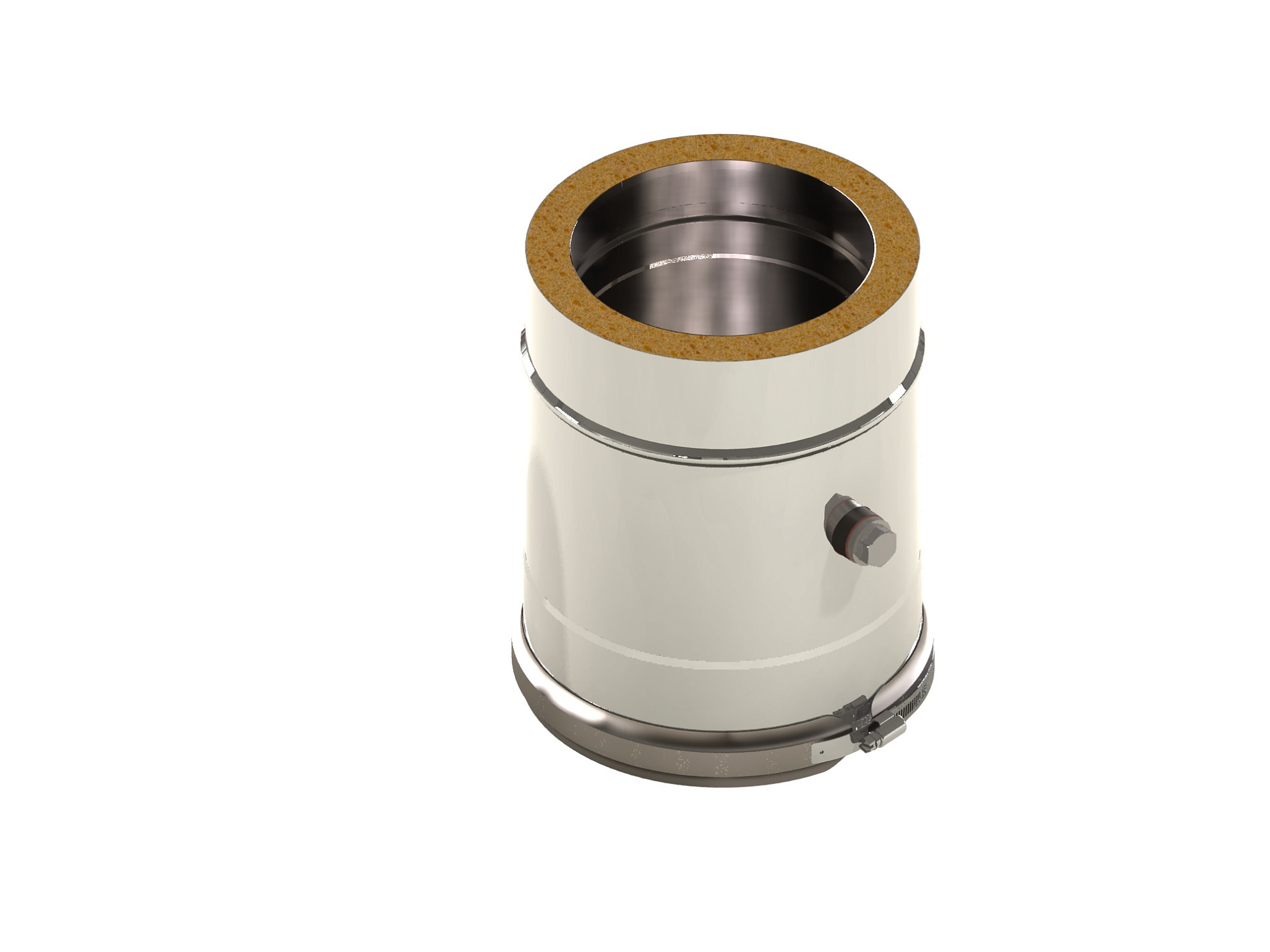 Труба 250 мм для измерений и отвода конденсата, Jeremias, DW-eco, диаметр, мм-180