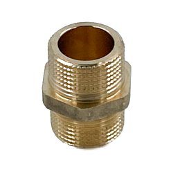 Ниппель, ELSEN, Metalit, НН, 3/4", 3/4", латунь, равнопроходной